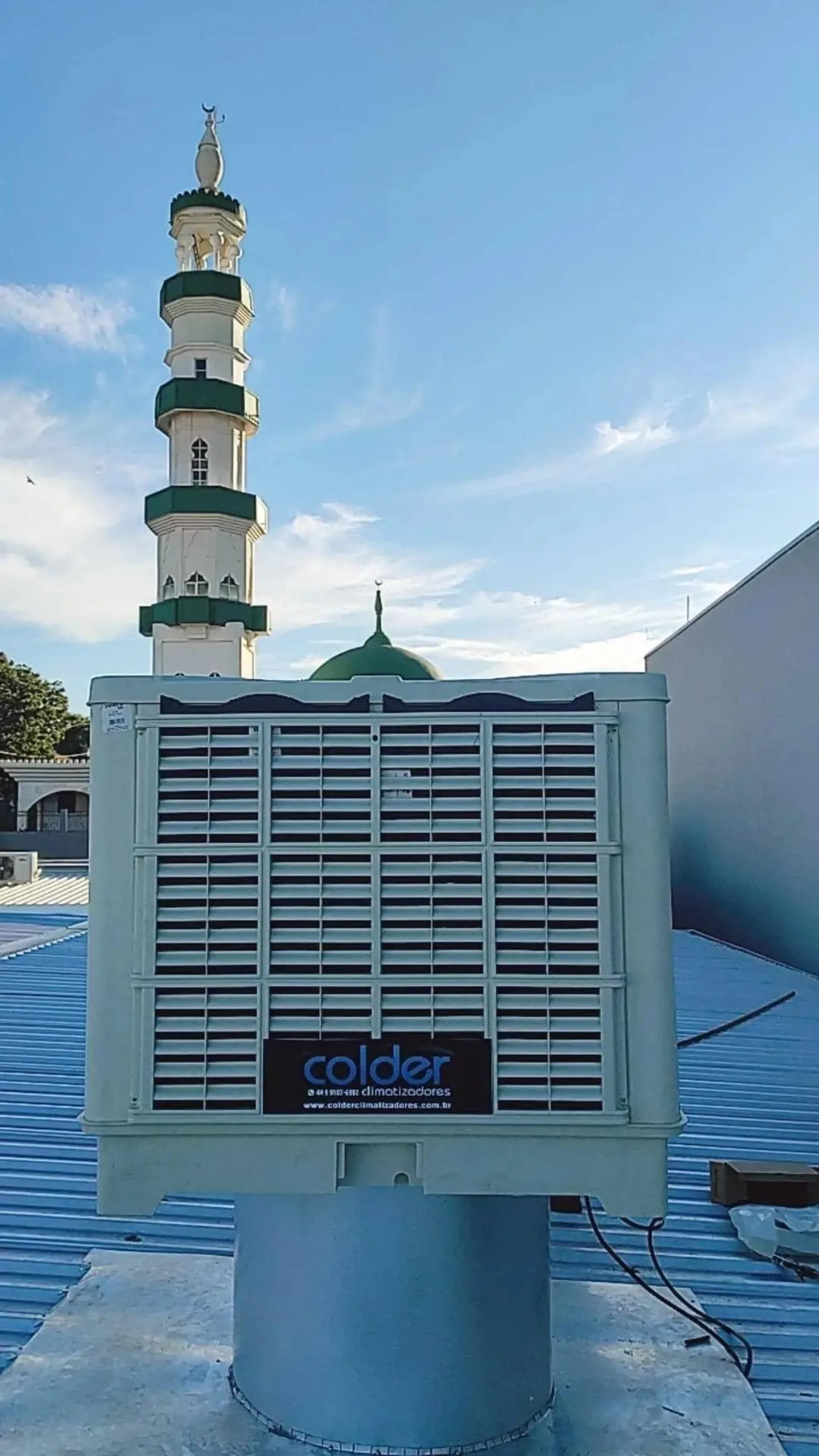 Climatização evaporativa para instituições religiosas