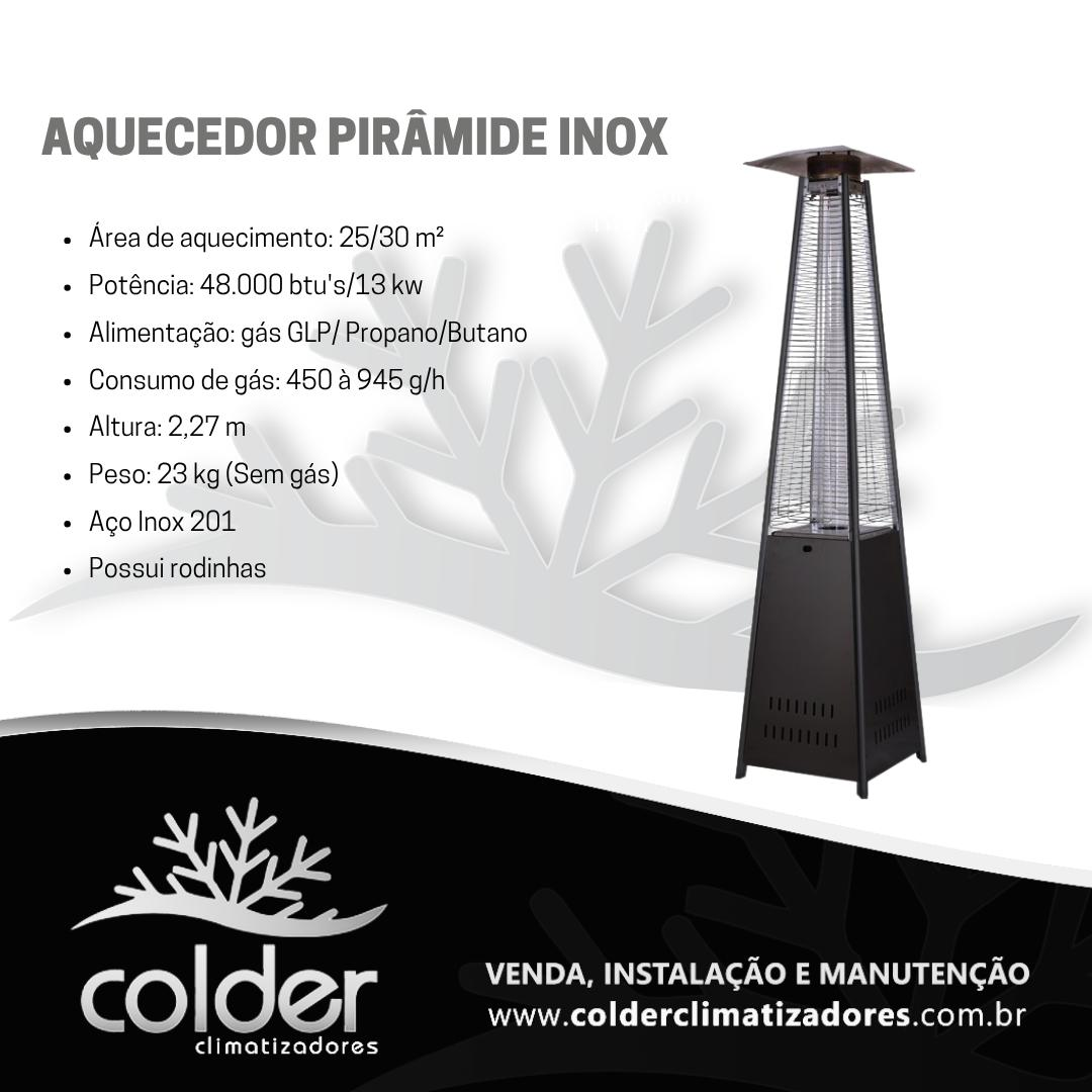 Aquecedor Pirâmide de Inox Colder