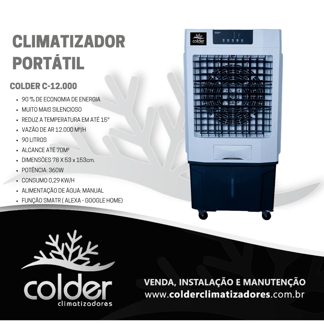 Climatizador Portátil Colder C-12.000