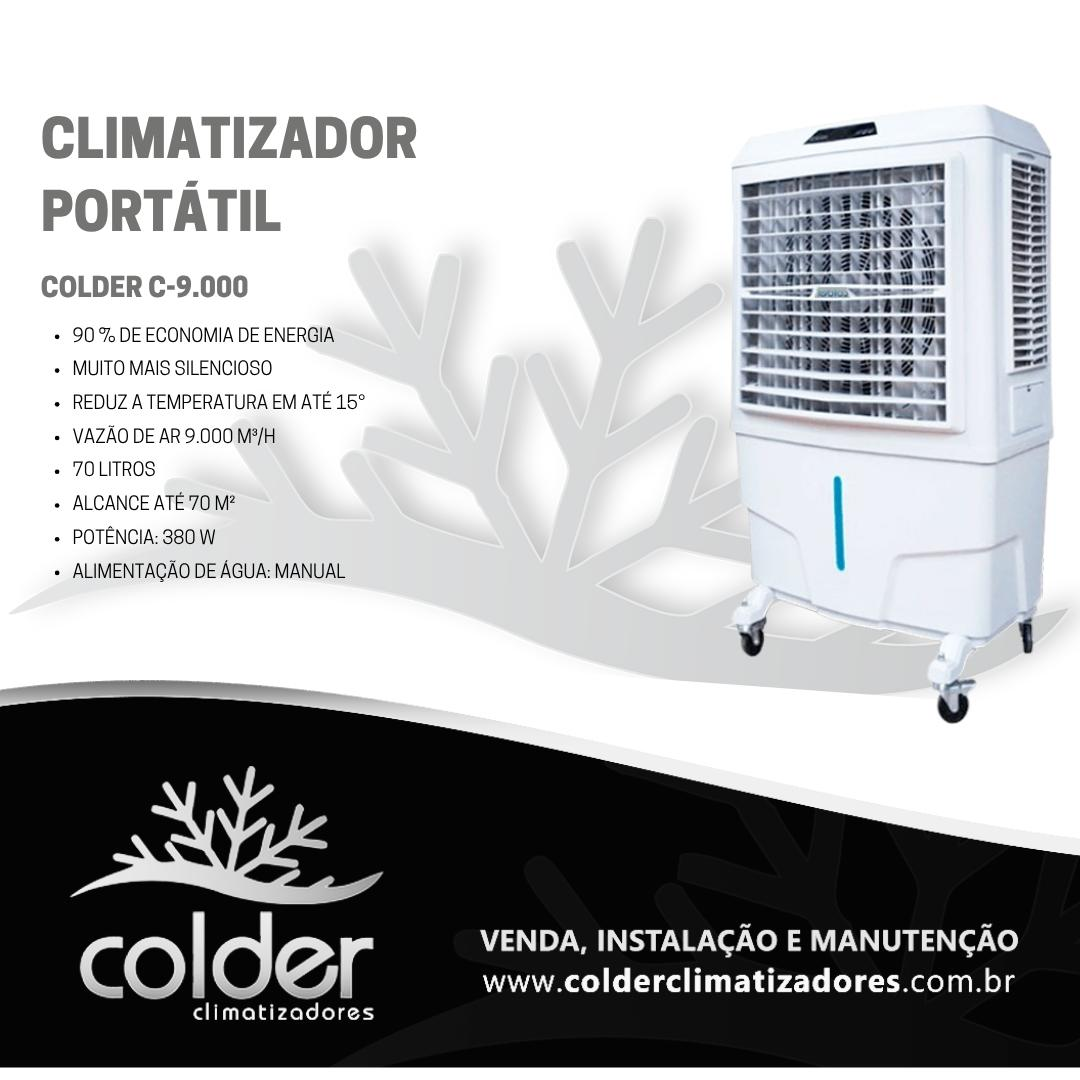 Climatizador Portátil Colder C-9.000