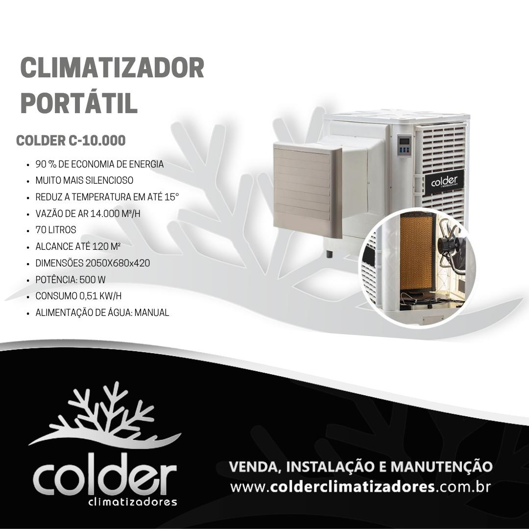 Climatizador Portátil Colder C-10.000